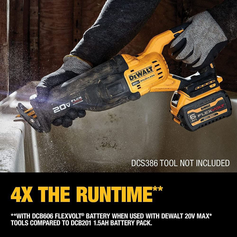 DeWalt DCB606-2 20/60V MAX FlexVolt 6.0Ah 2-Pack Kit - 5