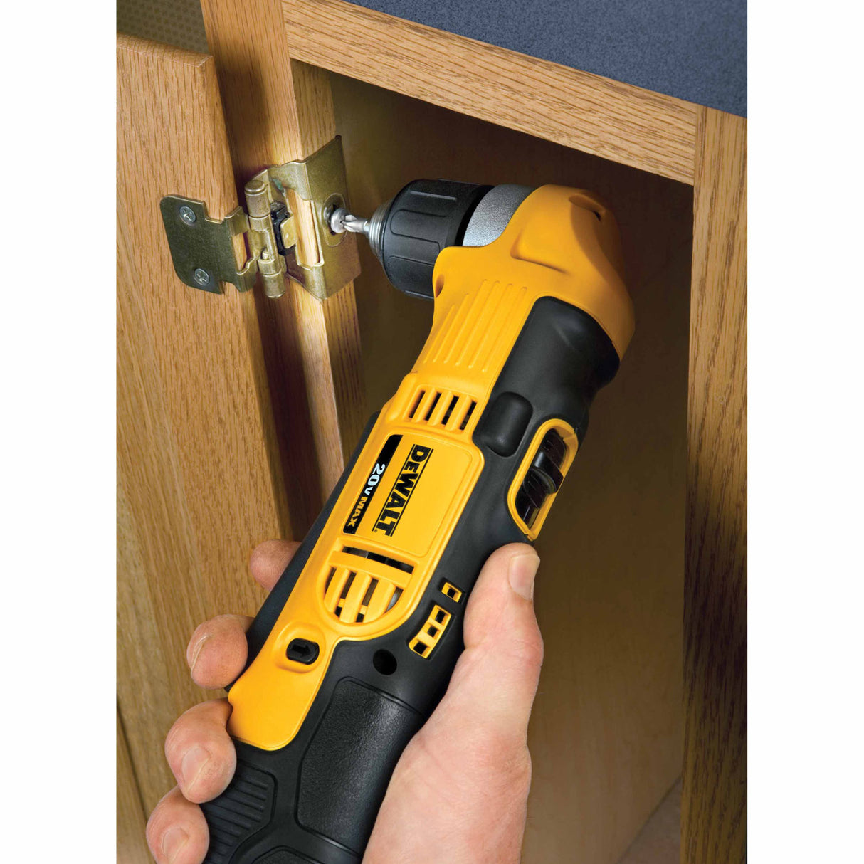 DeWalt DCD740C1 20V MAX Li-Ion Compact Right Angle Drill Kit (1.5 Ah) - 8