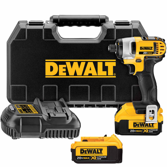 Dewalt DCF885M2 20V MAX Lithium Ion 1/4" Impact Driver Kit