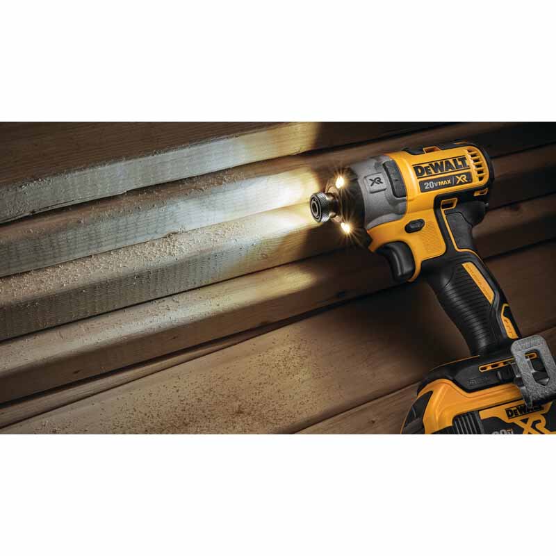 DeWalt DCF887B 20V MAX XR Brushless 1/4" 3-Speed Impact Driver Bare Tool - 7