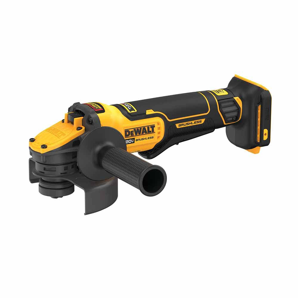 DeWalt DCG416B 20V MAX FLEXVOLT 4-1/2"-5" Paddle Switch Small Angle Grinder - 4