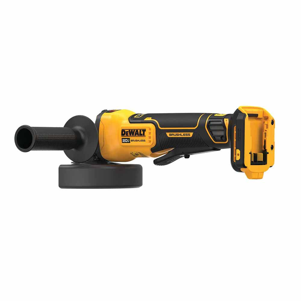 DeWalt DCG416B 20V MAX FLEXVOLT 4-1/2"-5" Paddle Switch Small Angle Grinder - 6