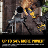 DeWalt DCG416B 20V MAX FLEXVOLT 4-1/2"-5" Paddle Switch Small Angle Grinder - 10