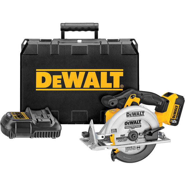 DeWalt DCS391P1 20V Max Li Ion 6-1/2" Circular Saw Kit (5.0 Ah) 5/8"Arbor