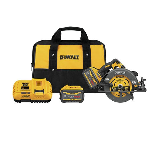 DeWalt DCS578X2 60V Max 7-1/4 Brushless Circ Saw Kit