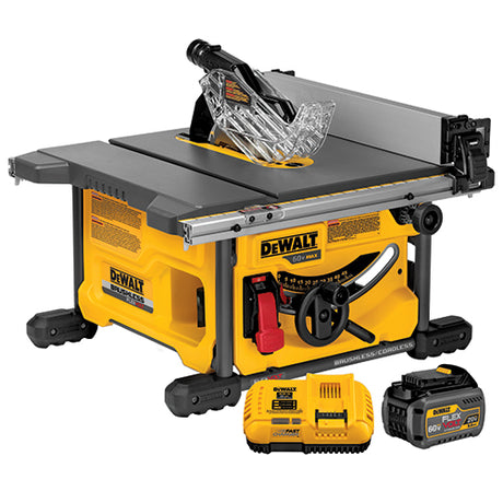 DeWalt DCS7485T1 60V MAX FlexVolt Brushless Table Saw with Battery & Charger