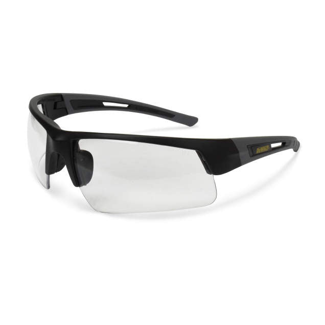 Dewalt DPG100-1D Crosscut Safety Glasses, Black Frame, Clear Lens - 2