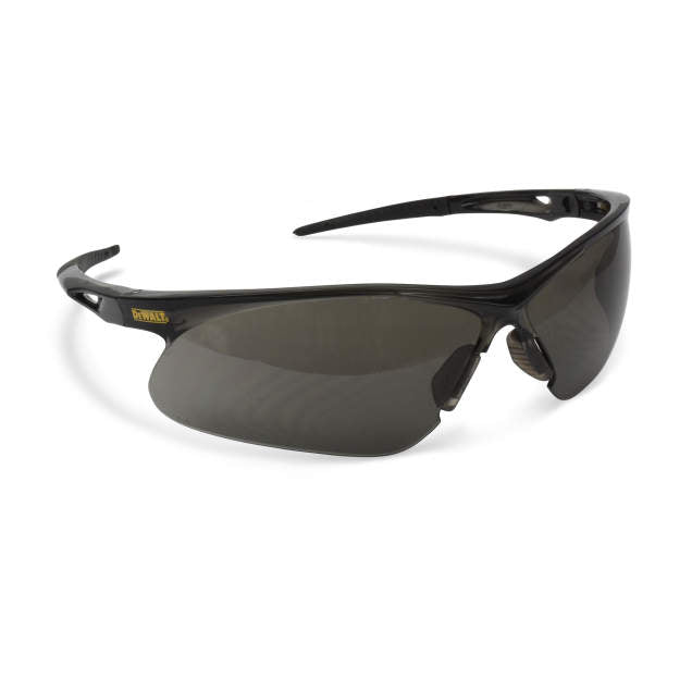 Dewalt DPG102-2D Recip Safety Glasses, Smoke Frame, Smoke Lens