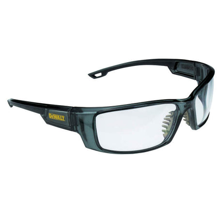 Dewalt DPG104-1D Excavator Safety Glasses, Black Frame, Clear Lens