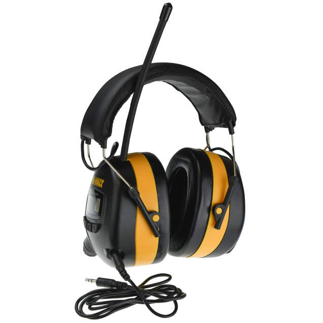 Dewalt DPG15 Digital AM/FM Hearing Protector, Black/Yellow - 2