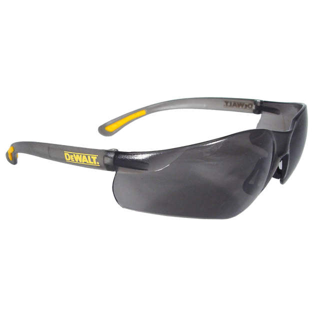 Dewalt DPG52-2D Contractor Pro Safety Glasses, Smoke Frame, Smoke Lens