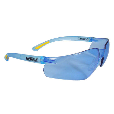 Dewalt DPG52-BD Contractor Pro Safety Glasses, Light Blue Frame and Lens