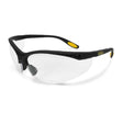 Dewalt DPG58-11D Reinforcer Safety Glasses, Black Frame, Clear Anti-Fog Lens