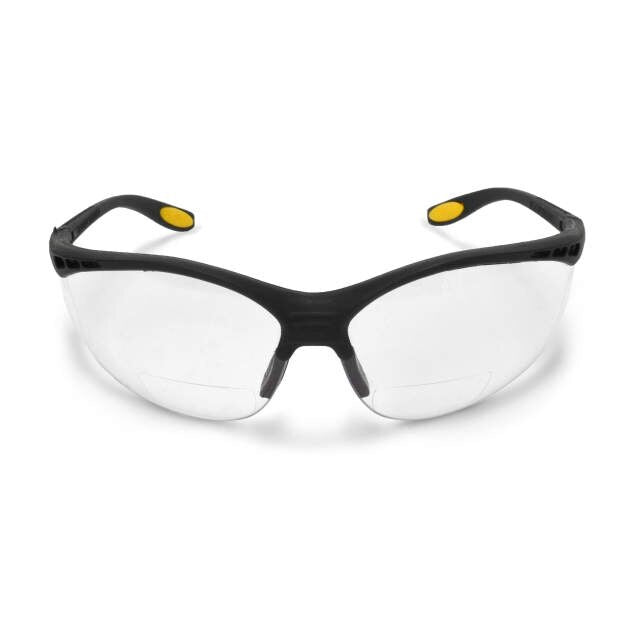 Dewalt DPG59-110D Reinforcer RX Glasses, Black Frame, Clear Lens, 1.0 Diopter - 3