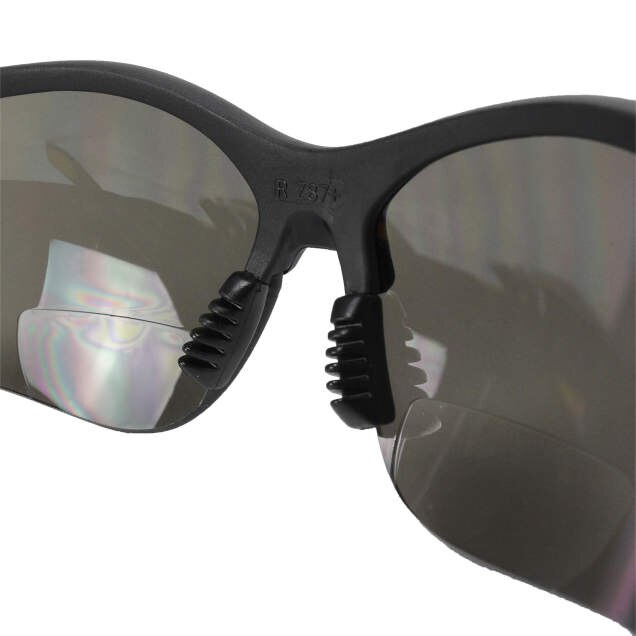 Dewalt DPG59-220D Reinforcer RX Glasses, Black Frame, Smoke Lens, 2.0 Diopter - 6