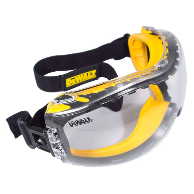 Dewalt DPG82-11 DPG82 Concealer Safety Goggle - Clear Anti-Fog Lens