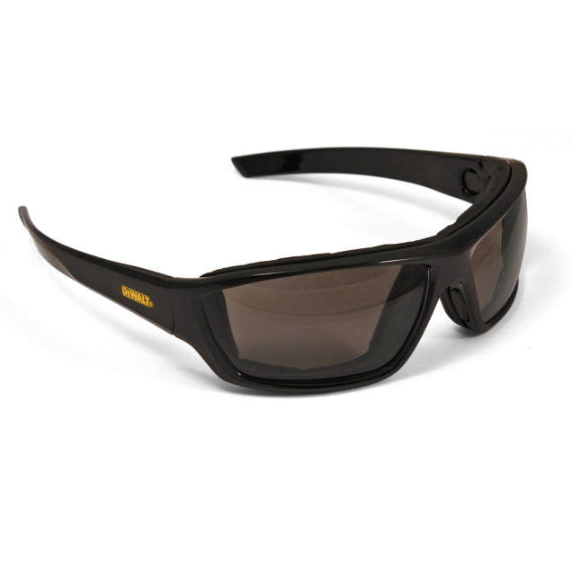 Dewalt DPG83-21D Converter Glasses/Goggles Hybrid, Black Frame, SmokeAF Lens