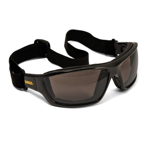 Dewalt DPG83-21D Converter Glasses/Goggles Hybrid, Black Frame, SmokeAF Lens - 2