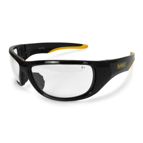 Dewalt DPG94-1D DPG94 Dominator Safety Glass - Black/Yellow Frame - Clear Lens