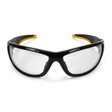 Dewalt DPG94-1D DPG94 Dominator Safety Glass - Black/Yellow Frame - Clear Lens - 3