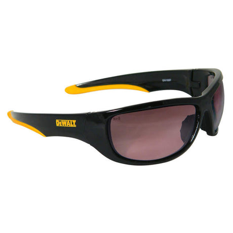 Dewalt DPG94-GLD Dominator Safety Glasses, Black/Yellow Frame, Gradient Lens