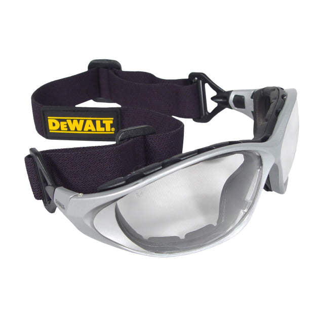 Dewalt DPG95-11D Framework Safety Glasses, Silver Frame, Clear Anti-Fog Lens - 2