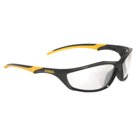 Dewalt DPG96-1D Router Safety Glasses, Black/Yellow Frame, Clear Lens