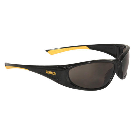 Dewalt DPG98-2D Gable Safety Glasses, Black/Yellow Frame, Smoke Lens