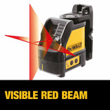 DeWalt DW088K Self Leveling Horizontal/Vertical Cross Line Laser Level - 4