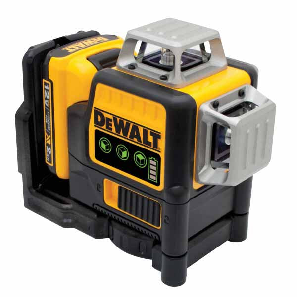 DeWalt DW089LG-K 12V 3 x 360 Degree Green Line Laser