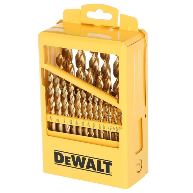 DeWalt DW1969 29-Piece Pilot Point Drill Bit Set Metal Index