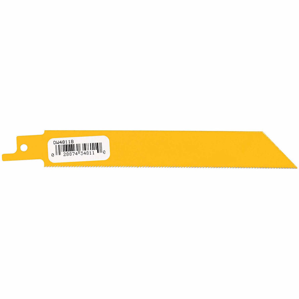 DeWalt DW4811 6" 18 TPI Straight Back Bi-Metal Reciprocating Saw Blade, Metal Cutting(5 Pack) - 3