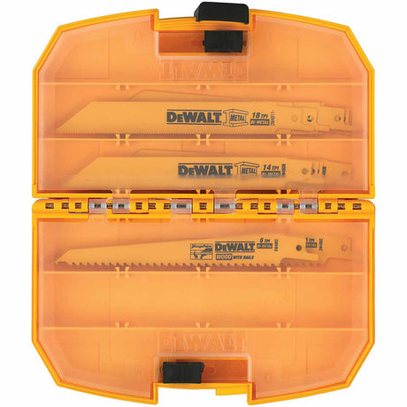 DeWalt DW4890 15-Piece Bi-Metal Reciprocating Saw Blade Set with Case