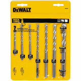 DeWalt DW5207 7 Piece Carbide Hammer Bit Set - 2