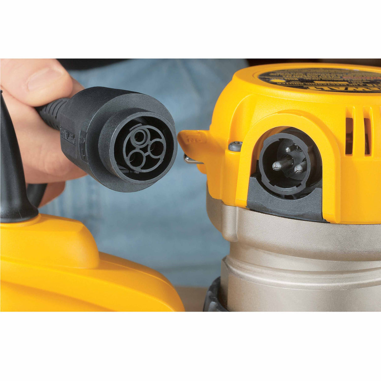 DeWalt DW618 2-1/4 HP (maximum motor HP) EVS Fixed Base Router with Soft Start - 10