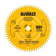 DeWalt DW7116PT 7-1/4" 60T Precision Trim Miter Saw Blade with 5/8" Arbor