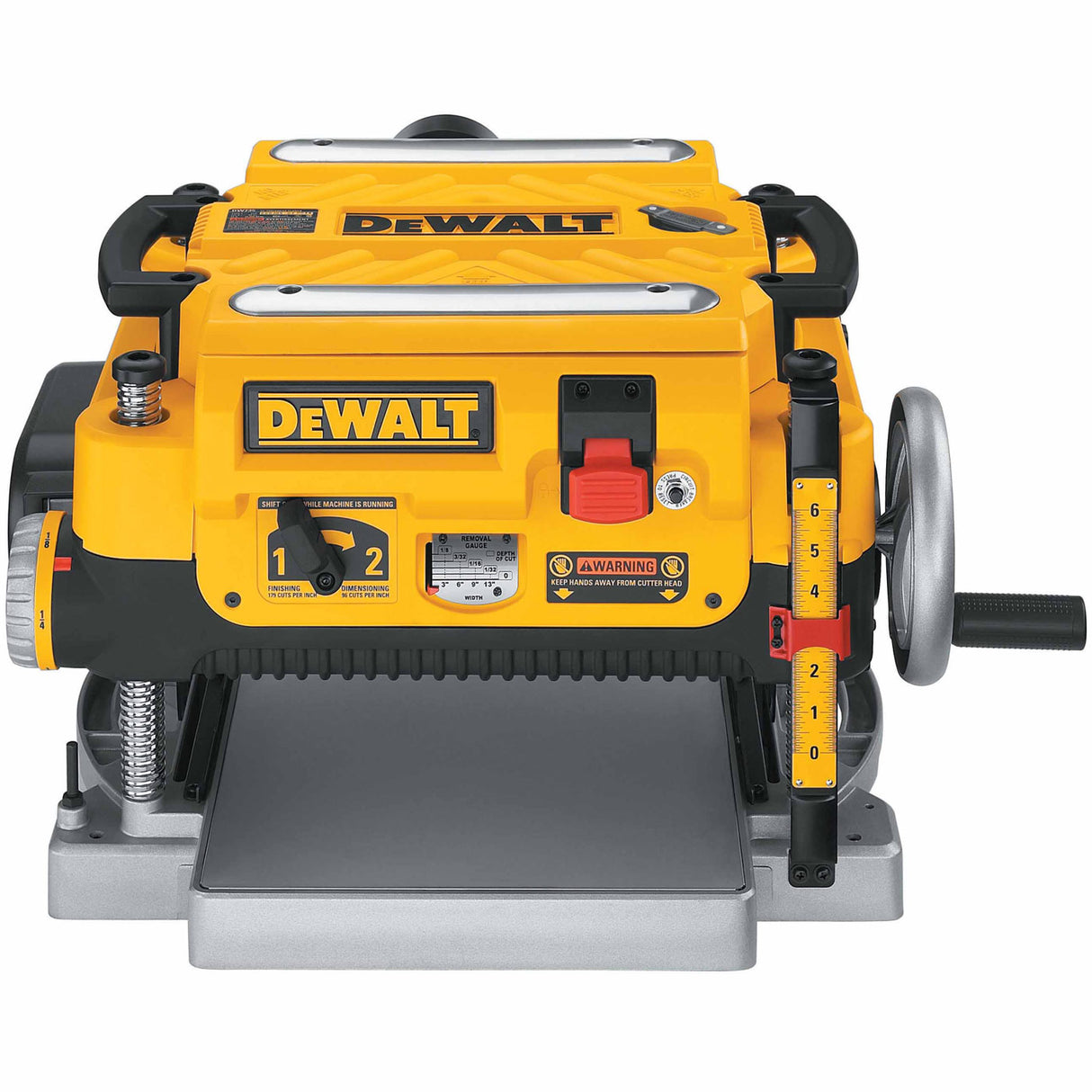 DeWalt DW735 Heavy-Duty 13" Three Knife, Two Speed Thickness Planer - 2