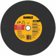 DeWalt DW8020 14" x 5/32" x 1" Metal Cutting High Speed Cut-Off Wheel