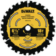 DeWalt DWA161218 6-1/2" 18T Small Diameter Circular Saw Blade Blister