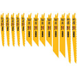 DeWalt DWAFV413SET 13 Piece Wood and Metal Reciprocating Saw Blade Set