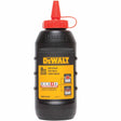 DeWalt DWHT47048L Standard Marking Chalk, 8 oz Red