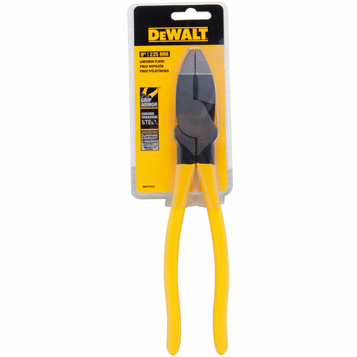 DeWalt DWHT70797 9" Linesman Plier - 3