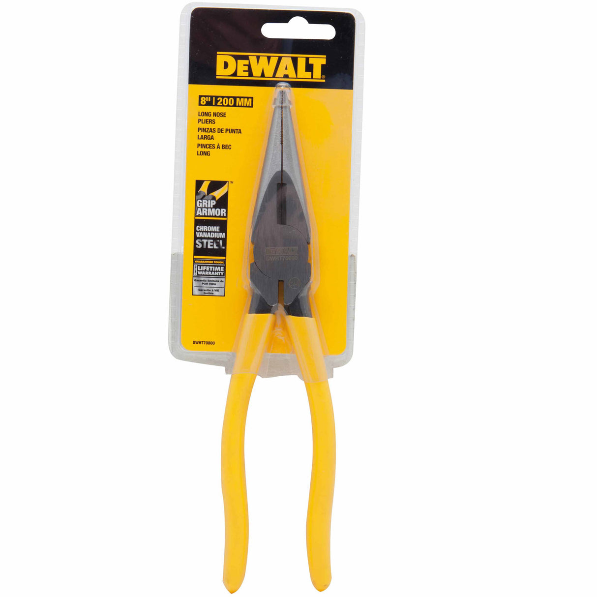 DeWalt DWHT70800 8" Long Nose Plier - 3