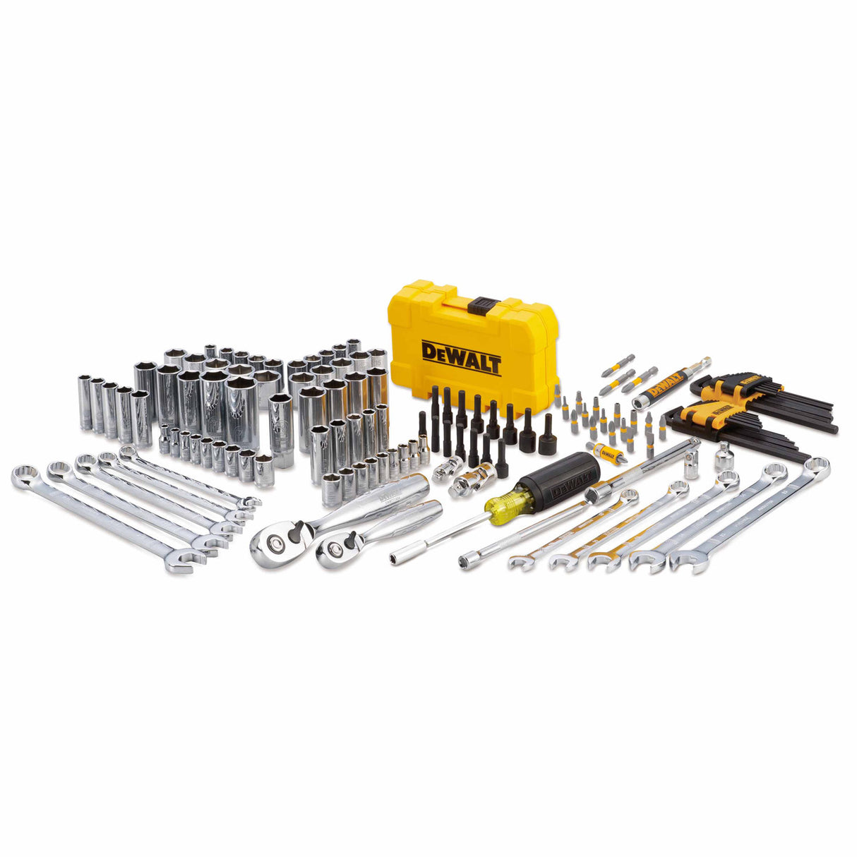 Dewalt DWMT73802 142 Piece Mechanics Hand Tool Set with Case