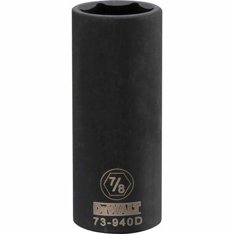 Dewalt DWMT73940OSP Mechanics 6 Point 1/2" Drive Deep Impact Socket 7/8" SAE