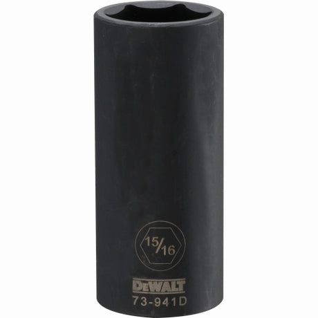 Dewalt DWMT73941OSP Mechanics 6 Point 1/2" Drive Deep Impact Socket 15/16" SAE