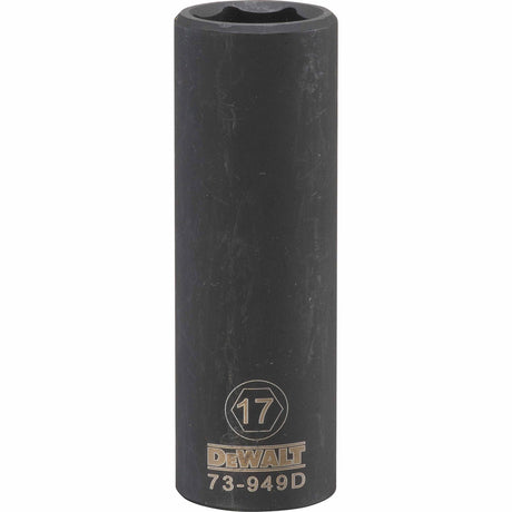 Dewalt DWMT73949OSP Mechanics 6 Point 1/2" Drive Deep Impact Socket 17 MM