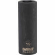 Dewalt DWMT73950OSP Mechanics 6 Point 1/2" Drive Deep Impact Socket 19 MM