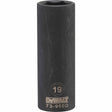 Dewalt DWMT73950OSP Mechanics 6 Point 1/2" Drive Deep Impact Socket 19 MM