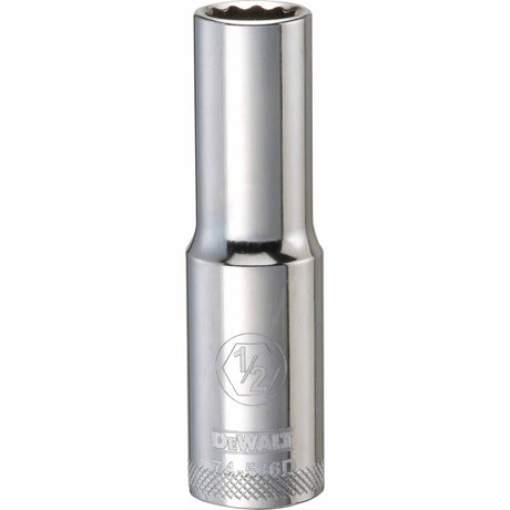 Dewalt DWMT74536OSP Mechanics 12 Point 1/2" Drive Deep Socket 1/2" SAE